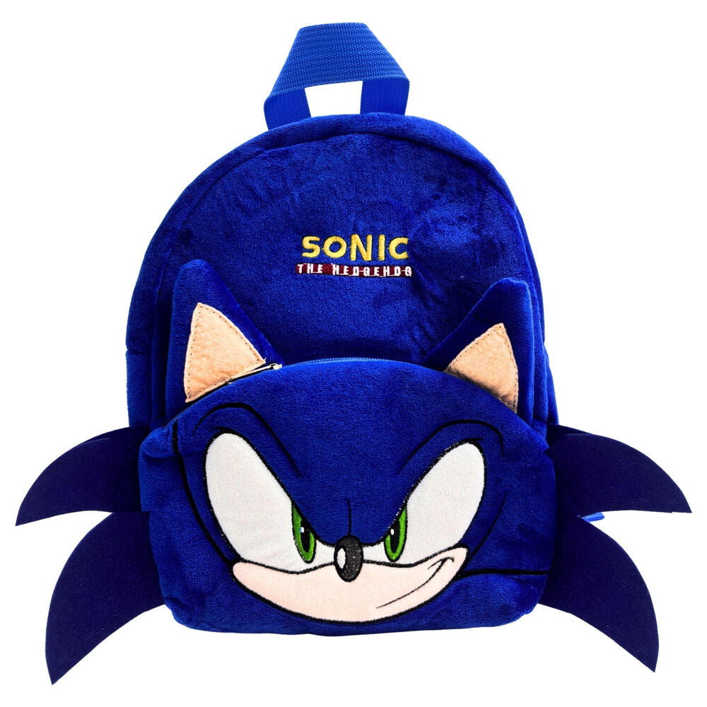 Mochila Peluche Sonic the Hedgehog 30cm_0