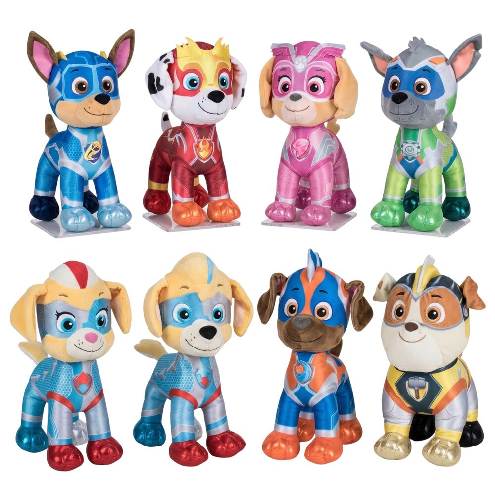 Peluche Super Paws Patrulla Canina Paw Patrol 27cm surtido_0