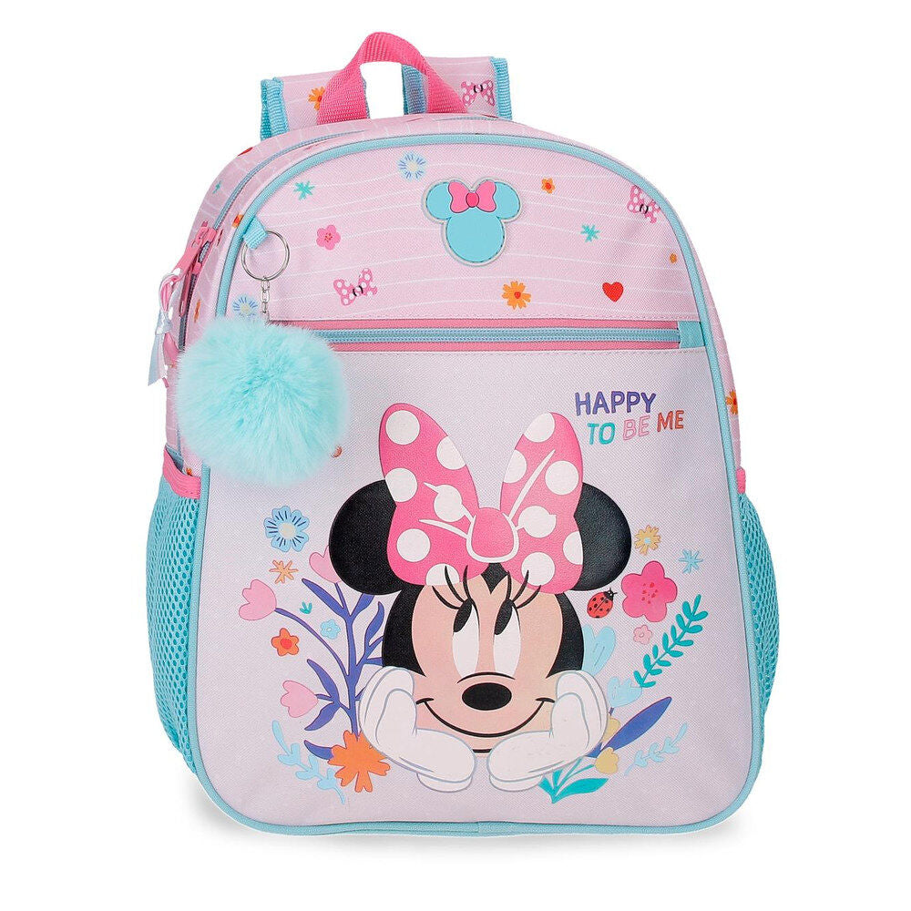 Mochila Happy To Be Me Minnie Disney 33cm adaptable_0
