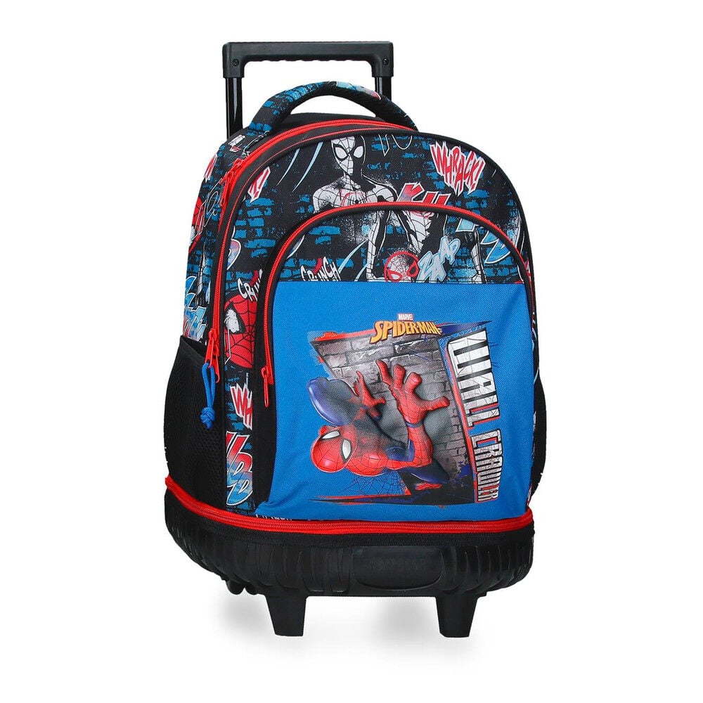Trolley compact Wall Crawler Spiderman Marvel extraible 43cm_0