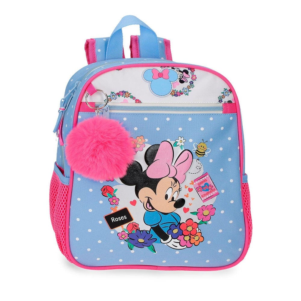 Mochila Flowers Minnie Disney 28cm adaptable_0