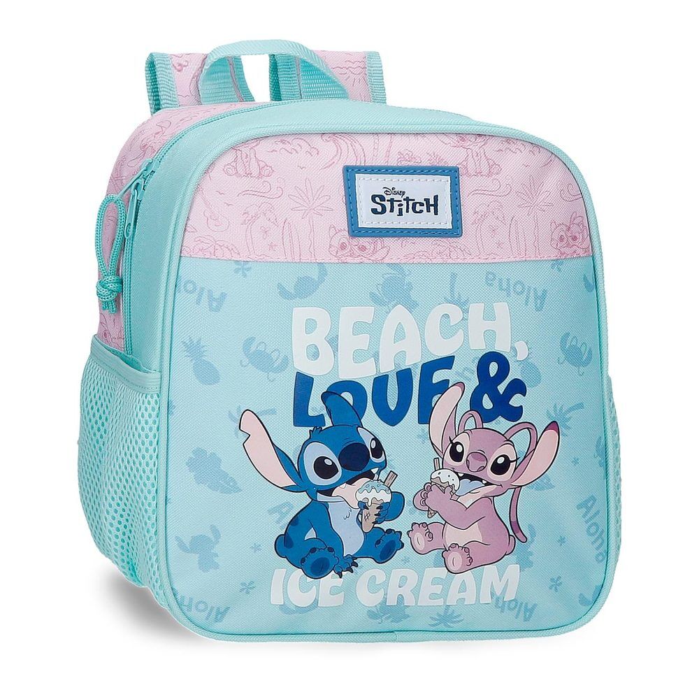 Mochila Beach & Love Stitch Disney 25cm adaptable_0