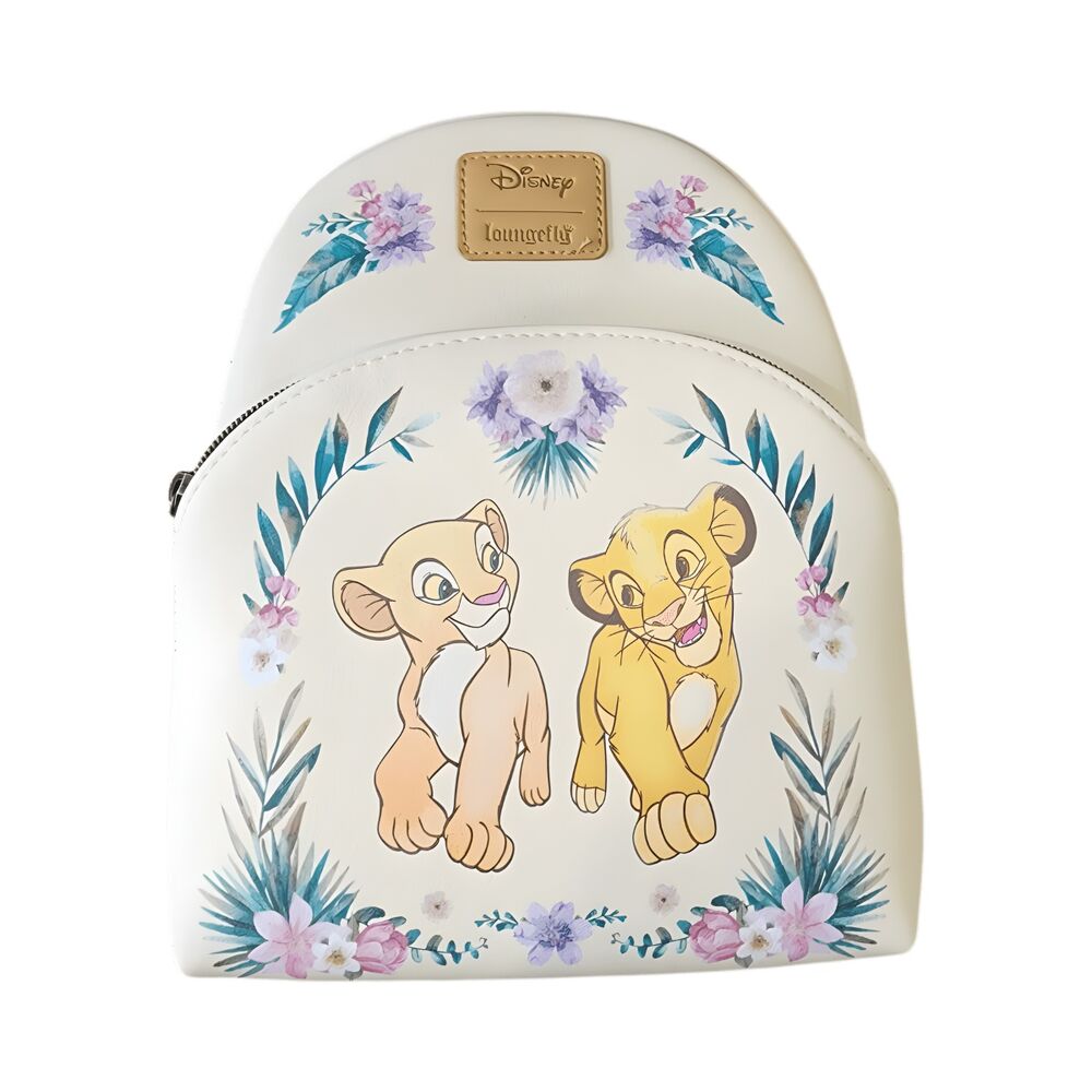 Mochila Simba & Nala Floral  El Rey Leon Disney Loungefly 26cm_0