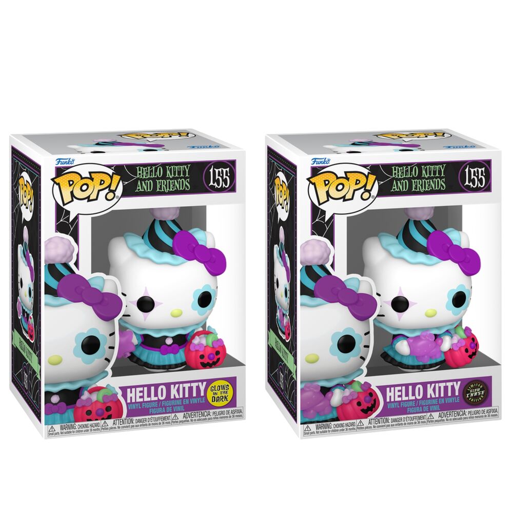 Figura POP Hello Kitty And Friends - Hello Kitty Spooky Glow 5 + 1 Chase_0