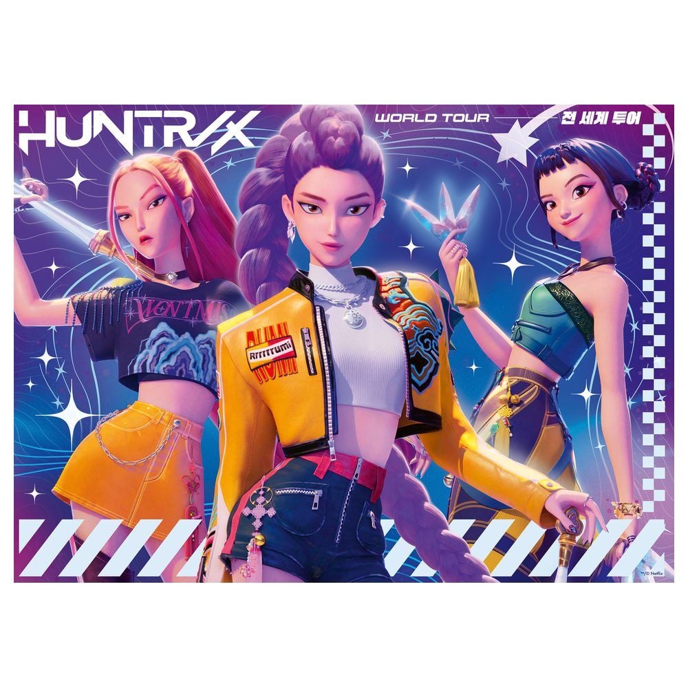 Puzzle KPop Demon Hunters 4x100pzs_0