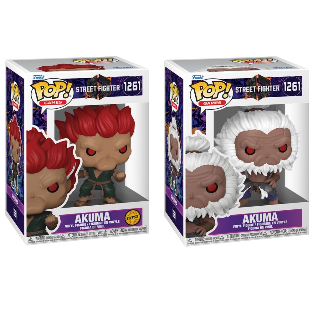 Figura POP Street Fighter Akuma 5 + 1 Chase_0