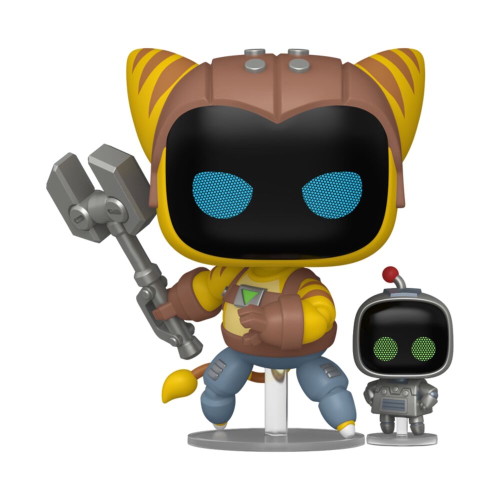 Figura POP Astro Bot & Buddy Tooled-Up Mechanic_0