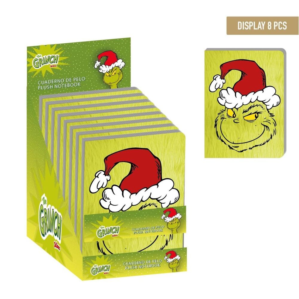 Cuaderno peluche Grinch_0