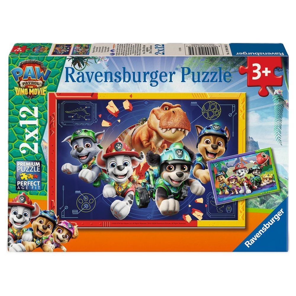 Puzzle Dino Movie Patrulla Canina Paw Patrol 2x12pzs_0