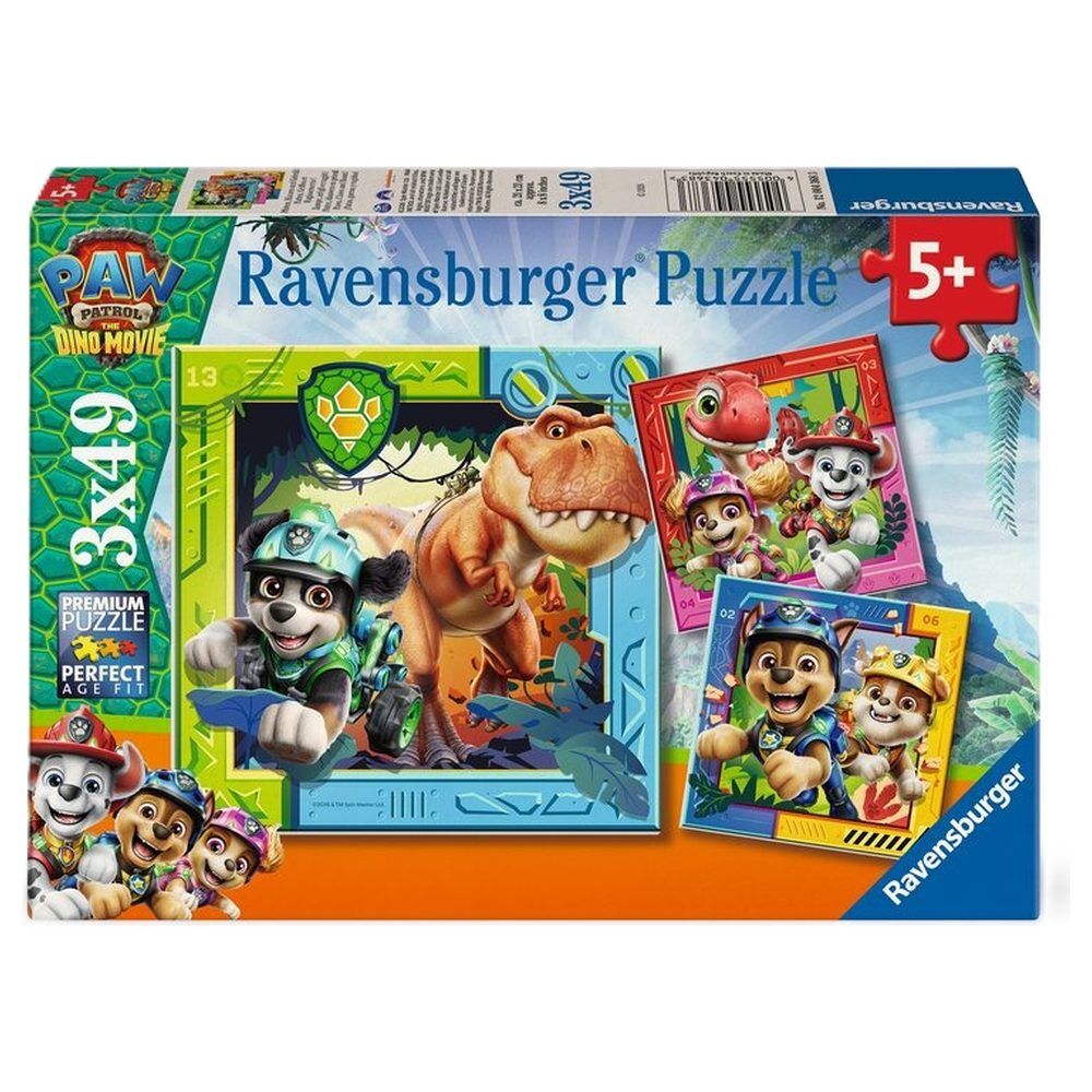 Kinderpuzzle Paw Patrol 3 Dino Movie_0