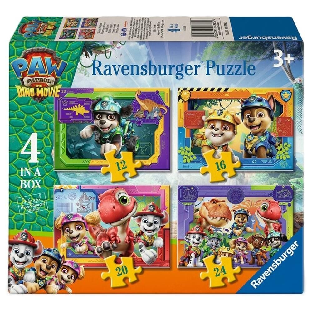 Puzzle Dino Movie Patrulla Canina Paw Patrol 12-16-20-24pzs_0