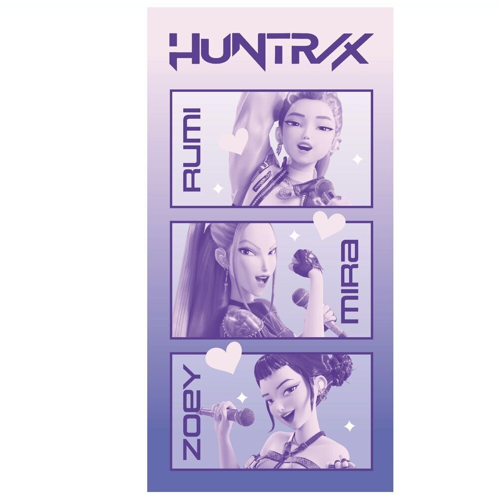 Toalla Huntrix KPop Demon Hunters microfibra_0
