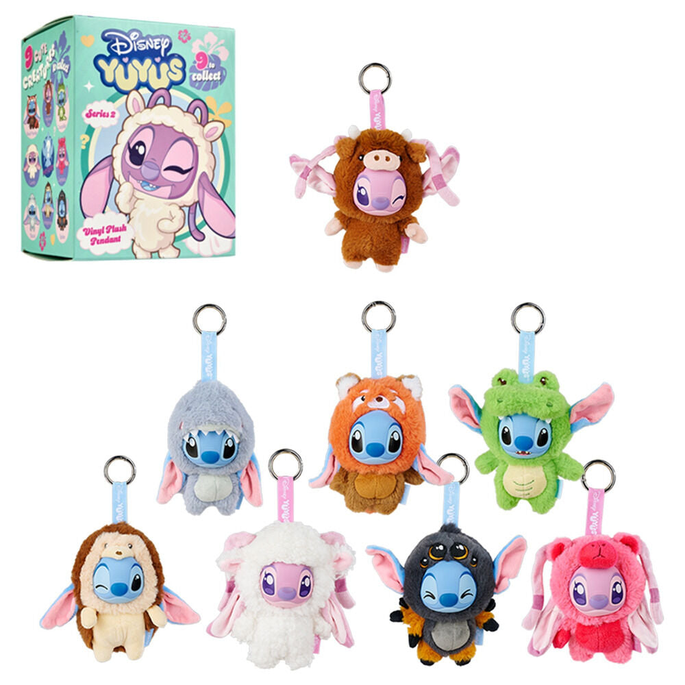 Peluche sorpresa YuYus Stitch y Angel Disney 12cm surtido_0