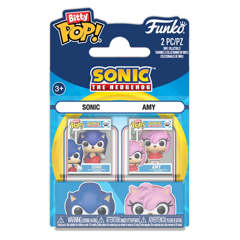 Blister 2 figuras Bitty POP Sonic The Hedgehog Sonic & Amy Rose_0