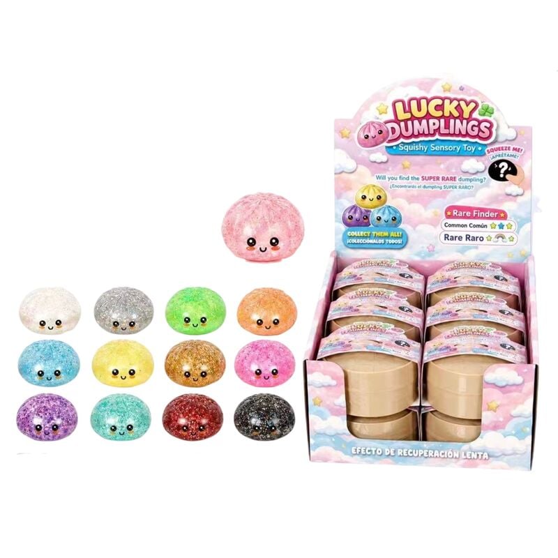 Juguete antiestres sorpresa Lucky Dumpling 8.5cm surtido_0