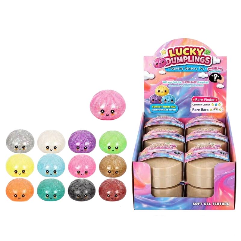 Juguete antiestres sorpresa Lucky Dumpling 8.5cm surtido_0