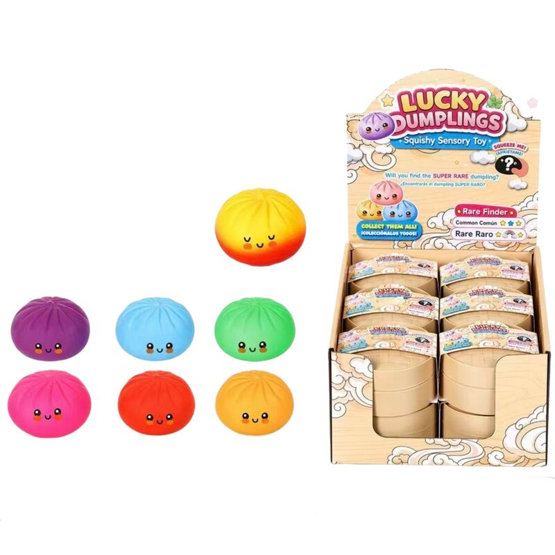 Juguete antiestres sorpresa Lucky Dumpling 8.5cm_0