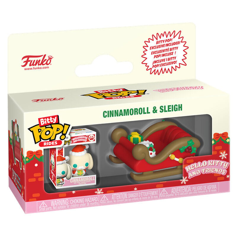 Figura Bitty POP Ride Cinnamoroll and Sleigh_0