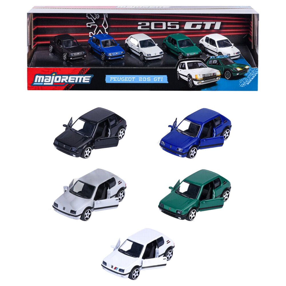 Set 5 coches Peugeot 205 GTI_0
