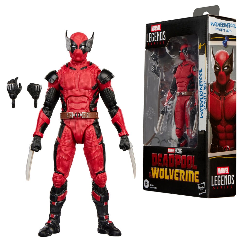 Figura Wolverinepool Concept Art Deadpool & Wolrerine Marvel 15cm_0
