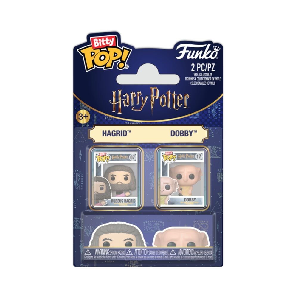 Blister 2 figuras Bitty POP Harry Potter Hagrid & Dobby_0