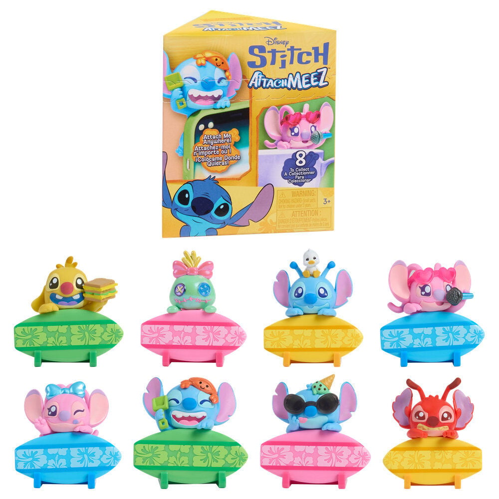 Figura sorpresa Attachmeez Stitch Disney series 2 surtido_0