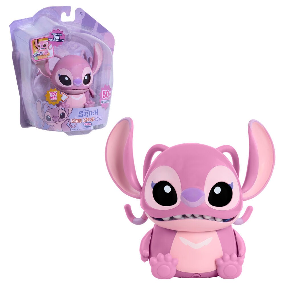 Mini figura interactiva Angel Many Moods Stitch Disney_0