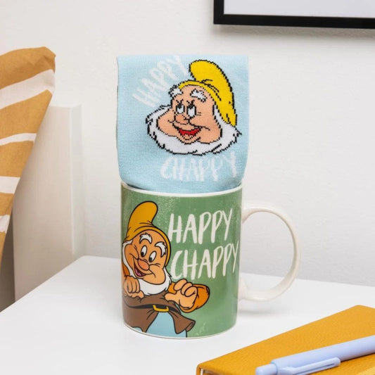 Set taza y calcetines Feliz Blancanieves y los siete enanitos_0