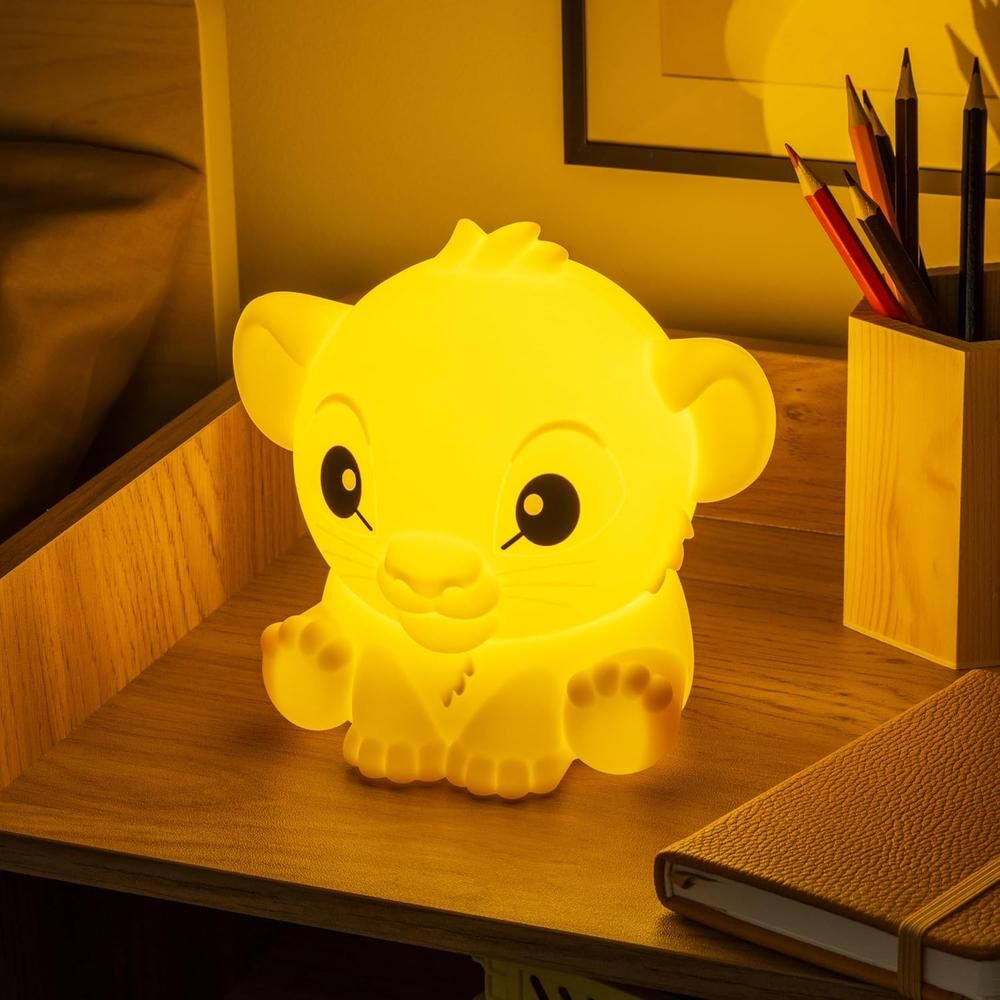 Luz silicona recargable SquishyGlo Simba El Rey Leon_0