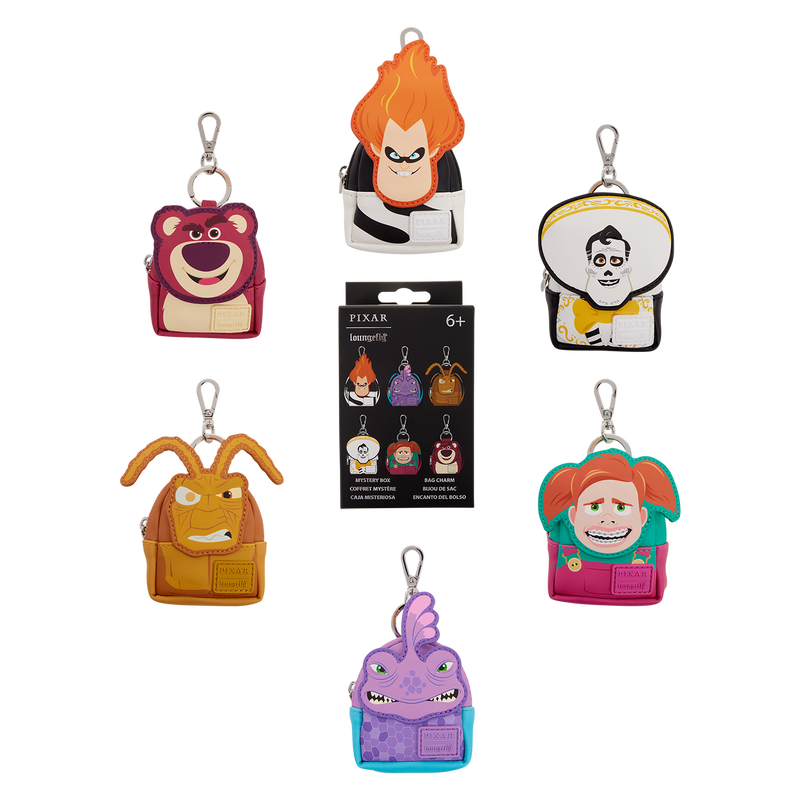 Llavero mini mochila Mystery Rivals Disney Pixar Loungefly surtido_0