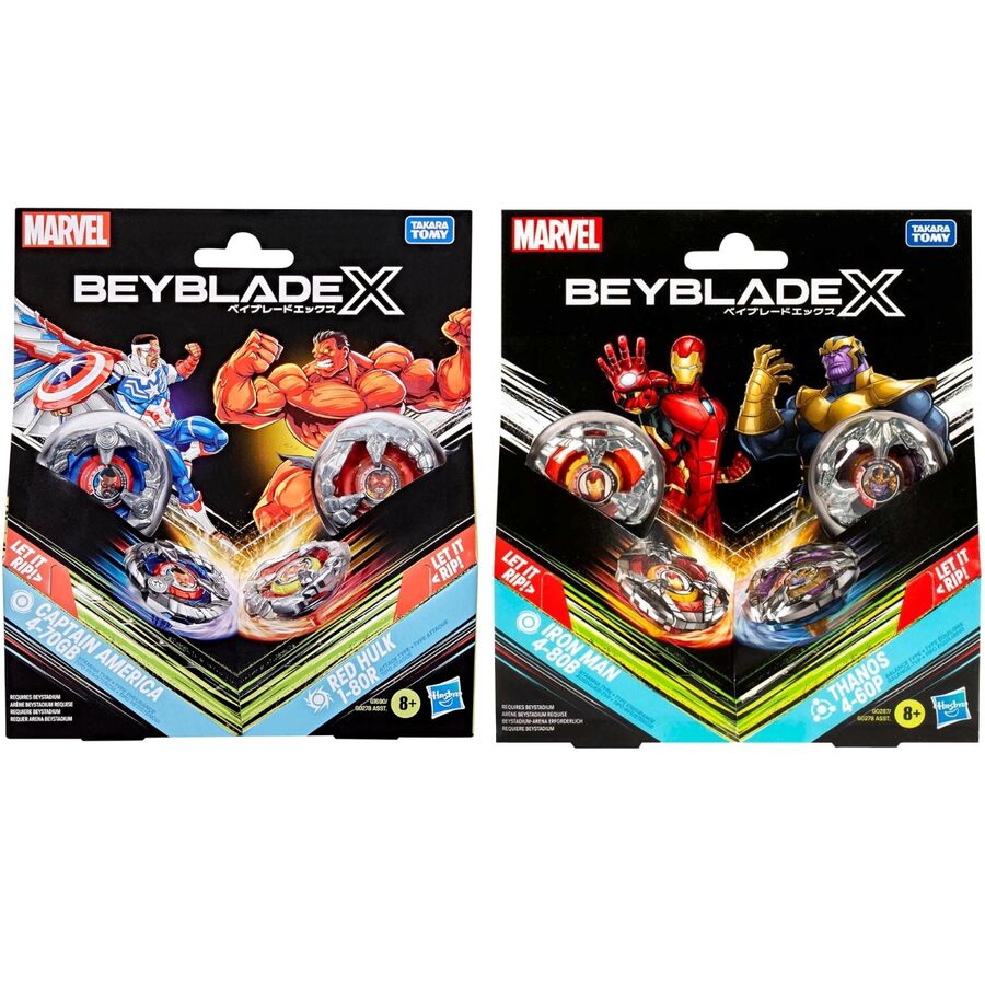 Kit inicial Beyblade X Marvel surtido_0