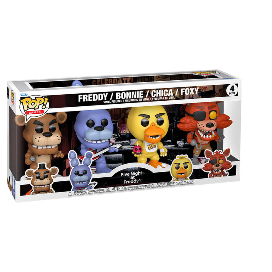 Blister 4 figuras POP Five Nights at Freddys_0