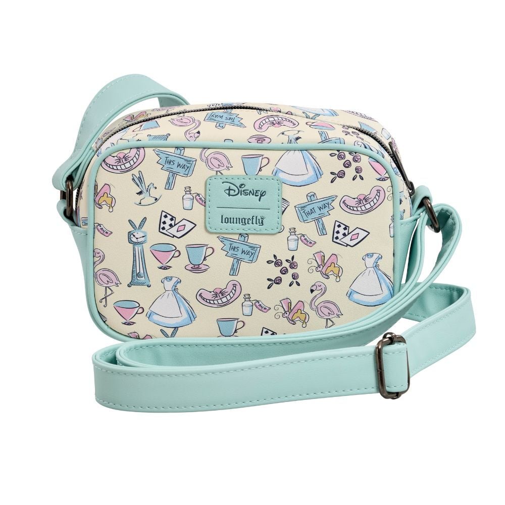 Bolso Bandolera Aiw Pastel Aop Alicia En El Pais De Las Maravillas Disney Loungefly_0