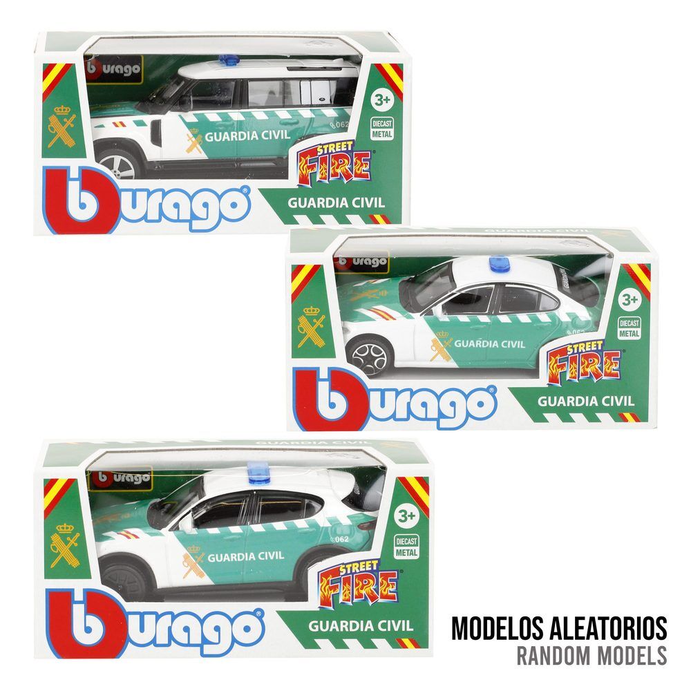 Coche Guardia Civil Street Fire metal surtido_0