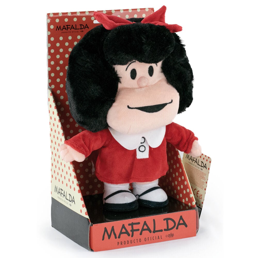 Peluche Red Dress Mafalda 27cm_0