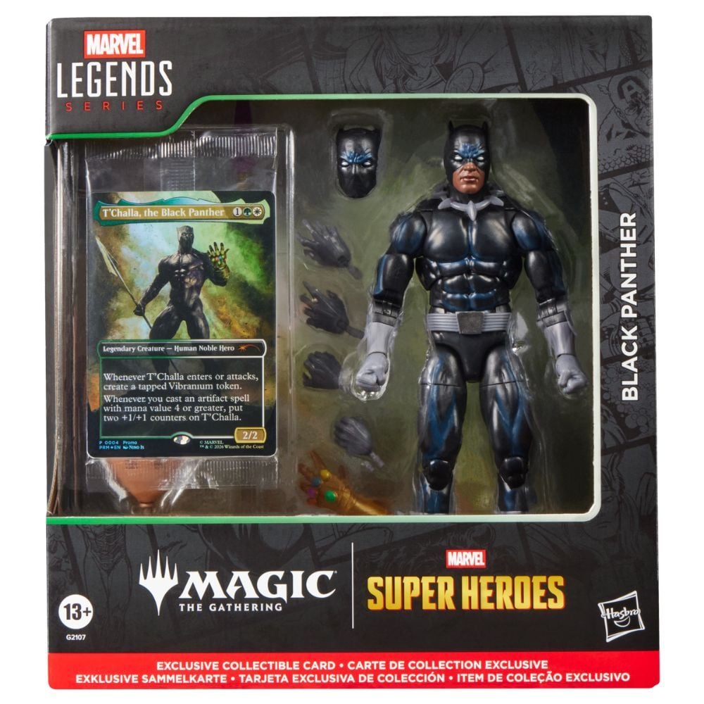 Figura Black Panther Magic The Gathering Marvel Legends Series 15cm_0