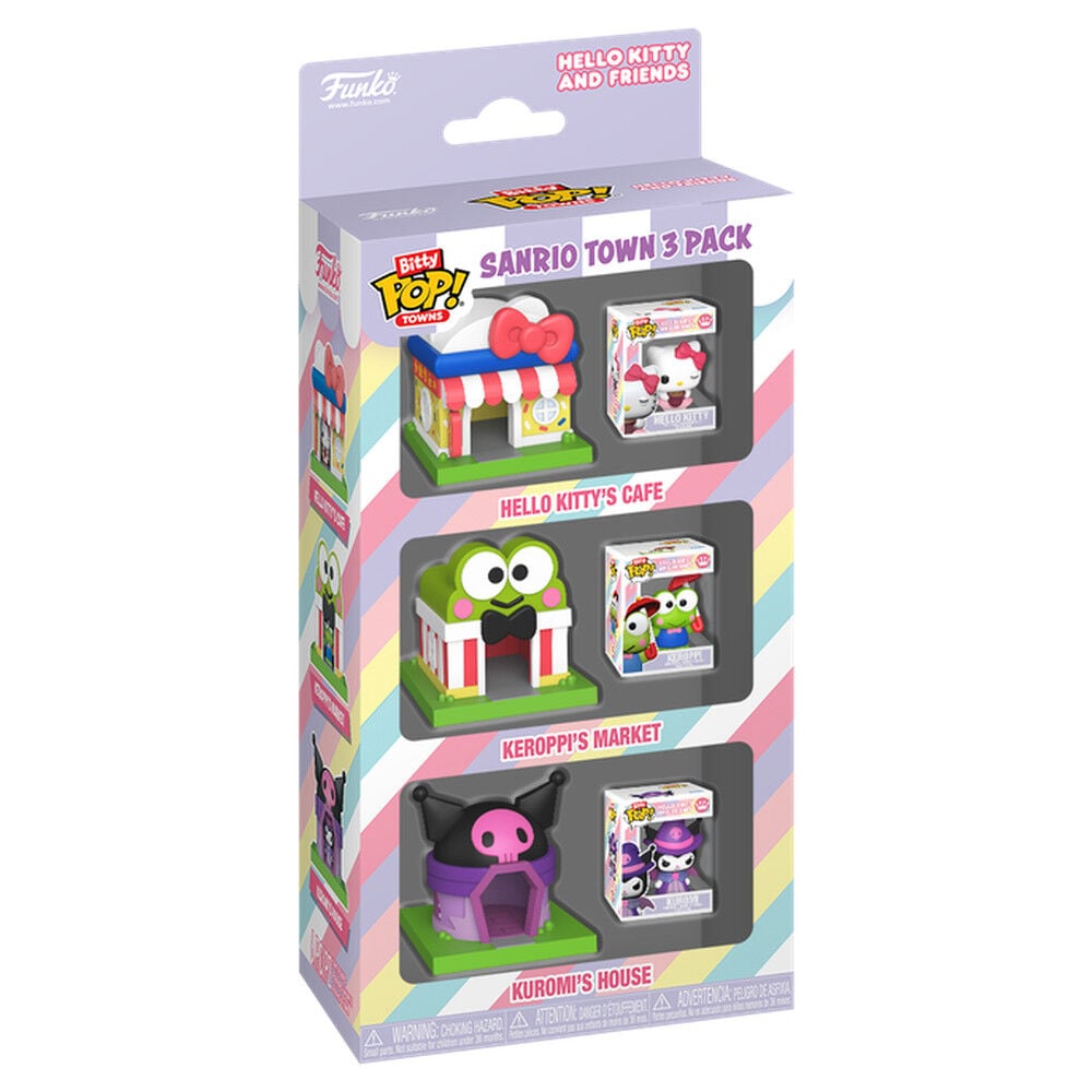 Blister 3 Bitty Pop! Towns Hello Kitty and Friends_0