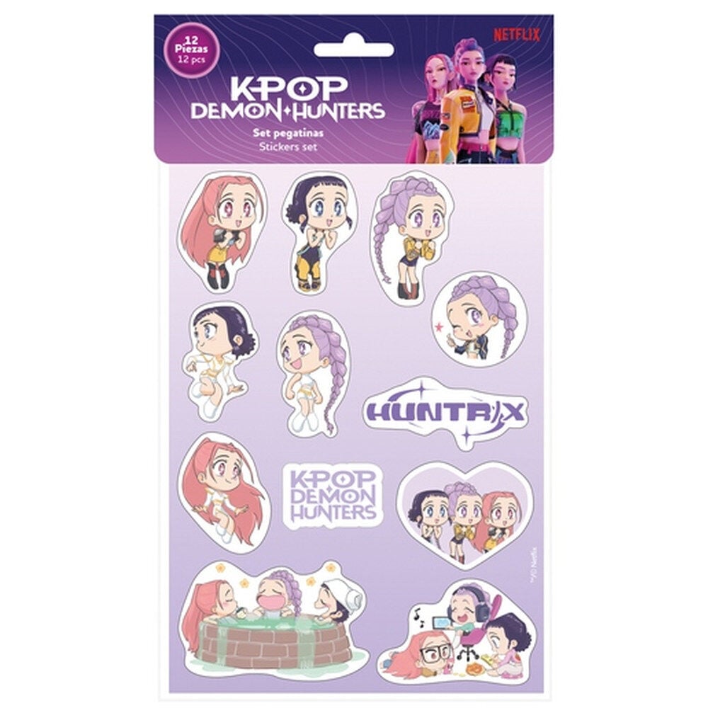 Set pegatinas Chibi Kpop Demon Hunters_0