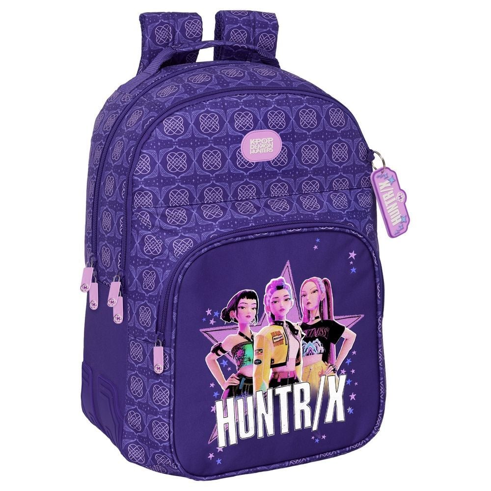 Mochila Figthers Kpop Demon Hunters 42cm adaptable_0