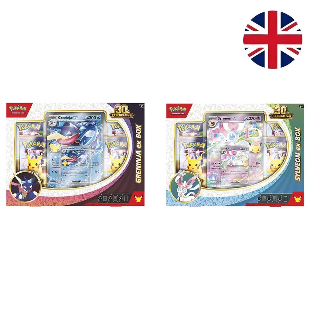 Blister Juego Cartas Sylveon / Greninja 30th Aniversario Pokemon Ingles surtido_0
