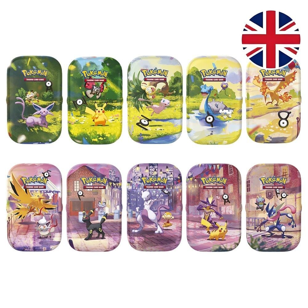 Mini Lata Juego Cartas 30th Aniversario Pokemon Ingles surtido_0