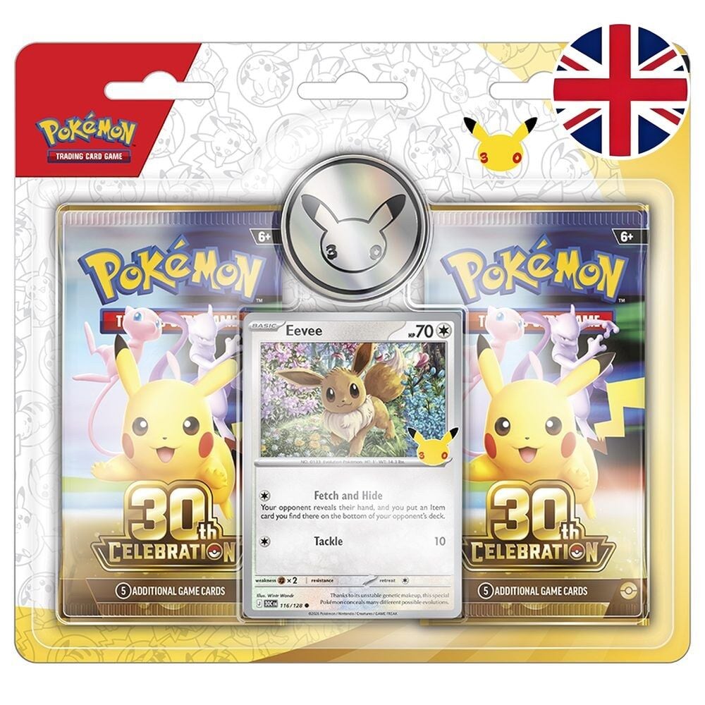 Blister Juego Cartas 30th Aniversario Pokemon Ingles_0