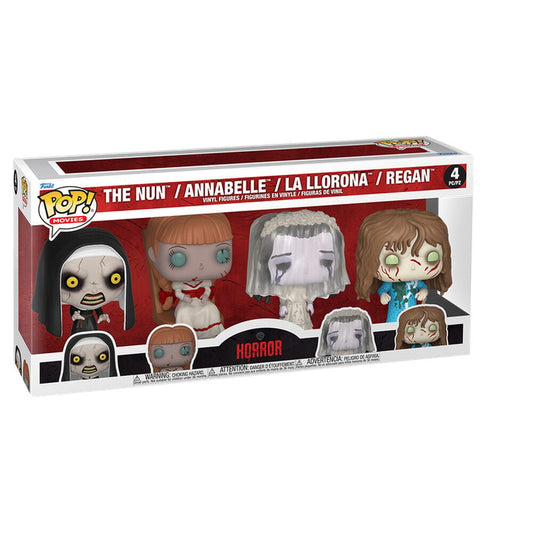 Blister 4 Figuras POP Warner Bros Horror_0