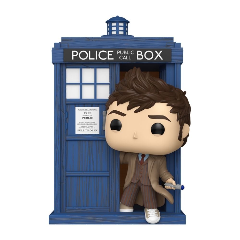 Figura POP Rides Deluxe Doctor Who Tardis with Tenth Doctor_0