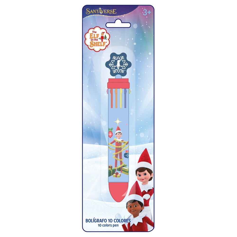 Boligrafo 10 colores Elf On the Shelf_0