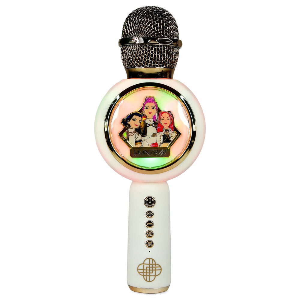 Microfono altavoz LED Golden Kpop Demon Hunter_0