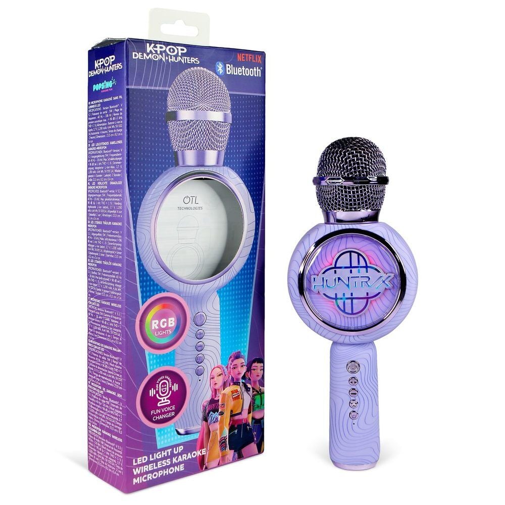 Microfono altavoz LED Kpop Demon Hunter_0