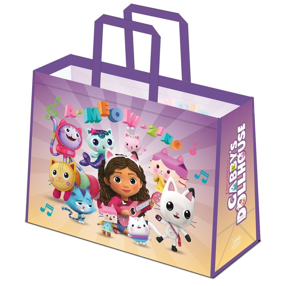 Bolsa shopping Gabby Cats La Casa de MuÃ±ecas de Gabby_0