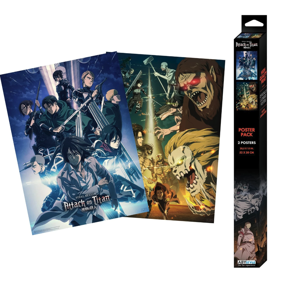 Set 2 posters Attack On Titan_0