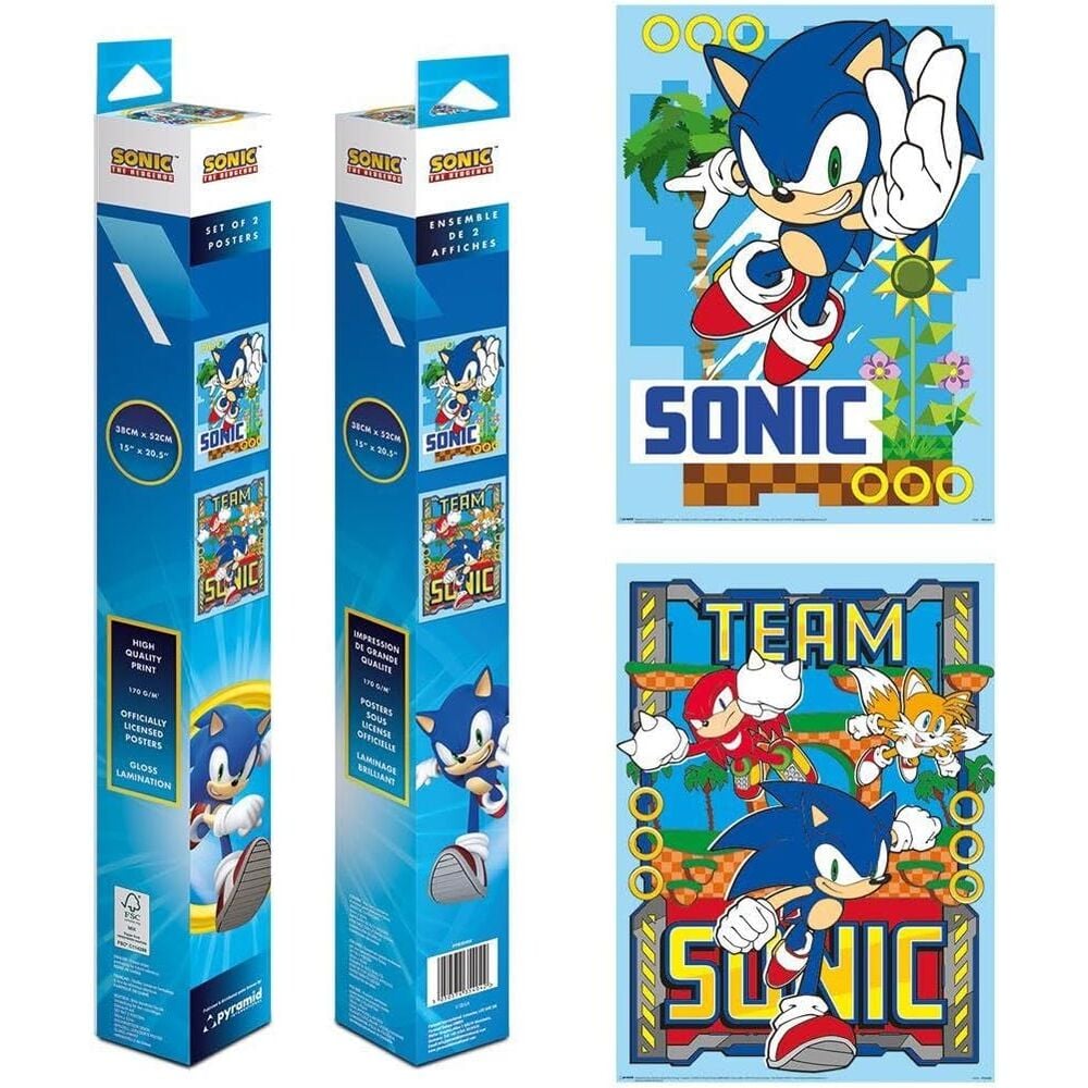 Set 2 posters Sonic The Hedgehog_0